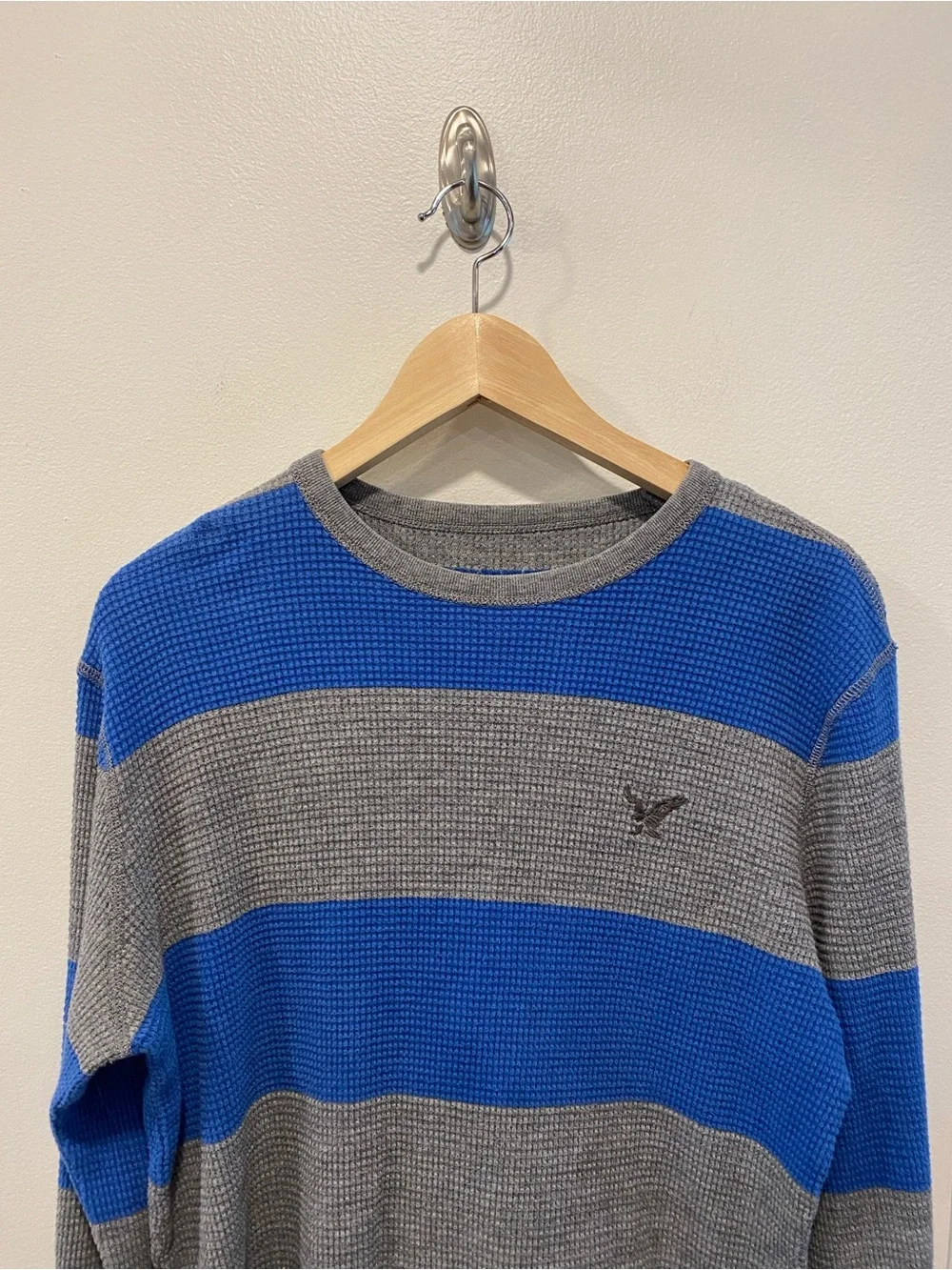 Y2K American Eagle Mens Vintage Fit size medium waffle thermal preppy grunge